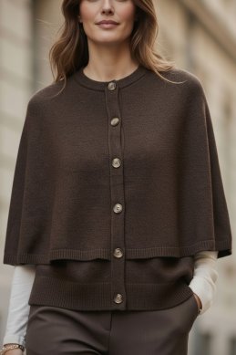 Cappa - Cardigan - Brun