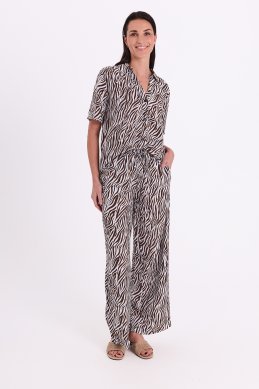 Mele - Zebramönstrad byxa