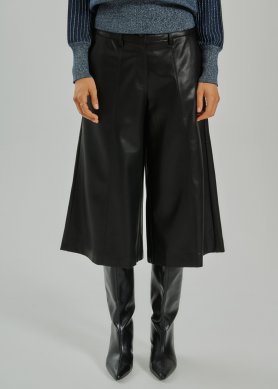 Veggy - Bermuda shorts i skinnimiation - Svart