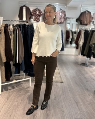 Pamela - Jeans straight - Brun