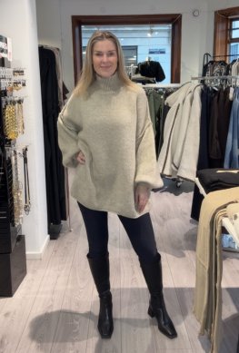 Dagny - Byxa /Leggins med resår - Marinblå