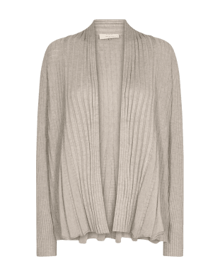 Claudisse Cardigan - Muschroom melange