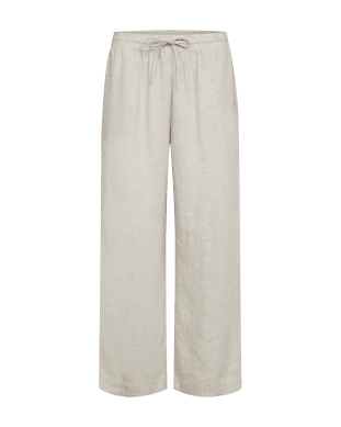 Lava - Favoritbyxan i ankellängd - Moonbeam melange / Ljusbeige