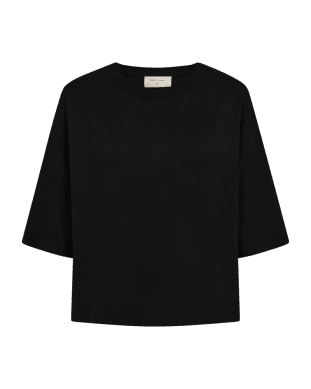 Conny - Tröja med kort ärm - Svart