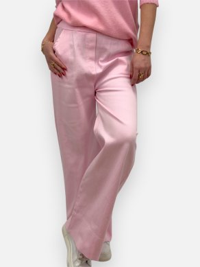 Sleya - Stretchig bomullsbyxa - Rosa - One Size