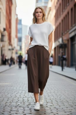 Musthave - Jules - Culottebyxor - Brun