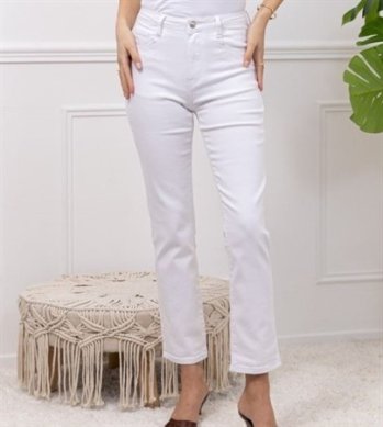 Pamela - Jeans straight - Vit