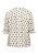 Venny - Prickig blus - Creme / brun