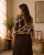 Fortuna - Skir blus med v-ringning - Brun - One Size