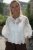 Elegant och feminin blus i transparent spets - Vit