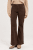 Denice - Vida jeans med fickor fram- Brun - Beige