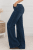 Cassie - Raka jeans extra långa - Mörk denim