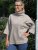 Emma - Stickad polo - Taupe - One Size