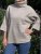 Emma - Stickad polo - Taupe - One Size