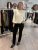 Pamela - Jeans straight - Svart