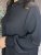Lina - Blus med smock i ärmslut - Svart - One Size