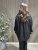 Lina - Blus med smock i ärmslut - Svart - One Size