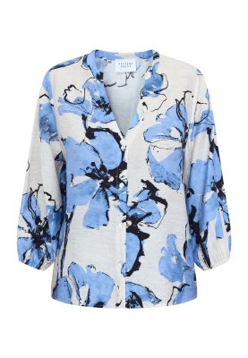 Zoom bild av Viaba - Blommig blus