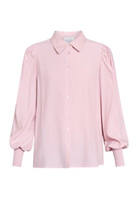 Zoom bild av Viada - Blus med tunna ränder - Rosa
