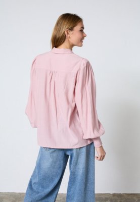 Zoom bild av Viada - Blus med tunna ränder - Rosa