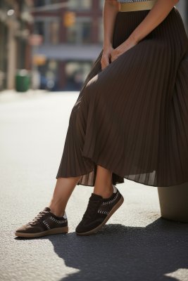 Zoom bild av City sneakers - Brun