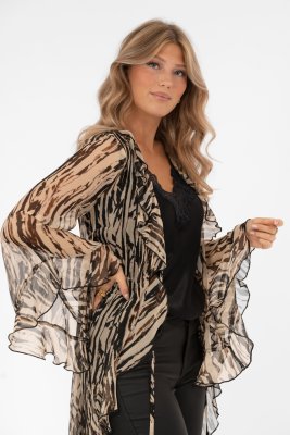 Zoom bild av Anouk - Kaftan i abstrakt mönster