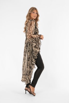 Zoom bild av Anouk - Kaftan i abstrakt mönster