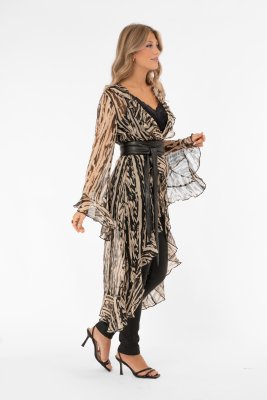 Zoom bild av Anouk - Kaftan i abstrakt mönster