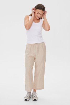 Zoom bild av Lava - Favoritbyxan i 7/8-dels längd - Sand melange