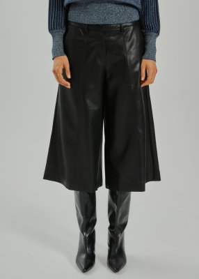 Zoom bild av Veggy - Bermuda shorts i skinnimiation - Svart