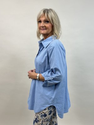 Zoom bild av Della - Skjorta - Ljusblå - OneSize