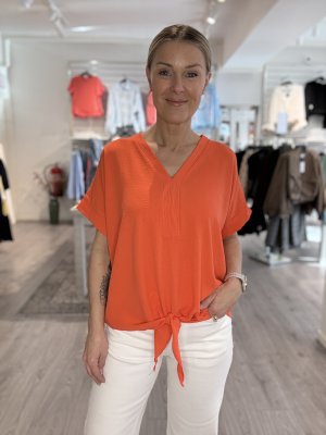 Zoom bild av Nova - Topp med knyt - Korall - OneSize