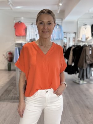 Zoom bild av Nova - Topp med knyt - Korall - OneSize