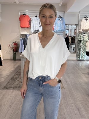 Zoom bild av Nova - Topp med knyt - Vit - OneSize