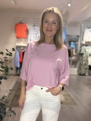 Zoom bild av Conny - Tröja med kort ärm - Ljusrosa