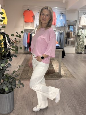 Zoom bild av Conny - Tröja med kort ärm - Ljusrosa