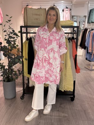 Zoom bild av Milou - Långskjorta - Rosa - OneSize