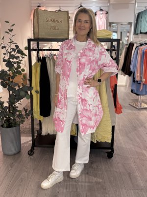 Zoom bild av Milou - Långskjorta - Rosa - OneSize