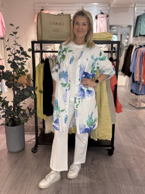 Zoom bild av Milou - Långskjorta - Blå - OneSize