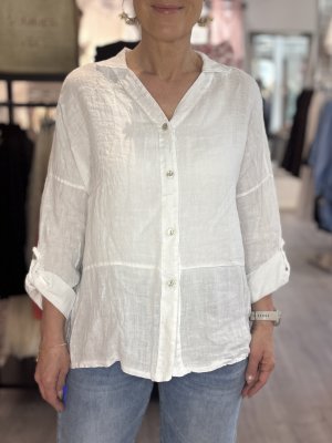 Zoom bild av Lova - Linneblus - Vit