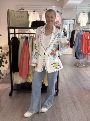 Zoom bild av Ciao Bella Kavaj - Vit - One Size