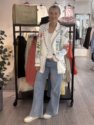 Zoom bild av Ciao Bella Kavaj - Vit - One Size