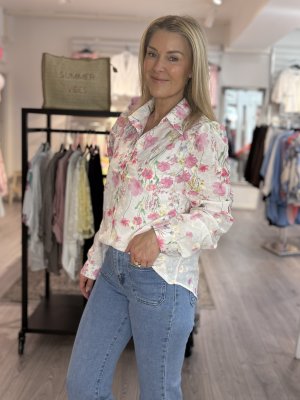 Zoom bild av Melina - Jeans med fickor fram - Ljus denim