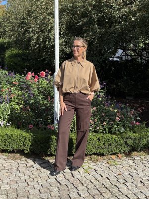 Zoom bild av Isadora - Rak byxa - Brun