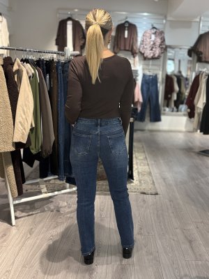 Zoom bild av Pamela - Jeans straight - Medium blue