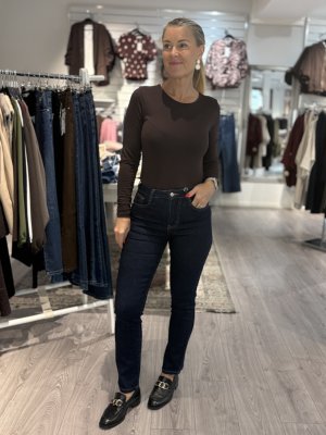 Zoom bild av Pamela - Jeans straight - Dark blue