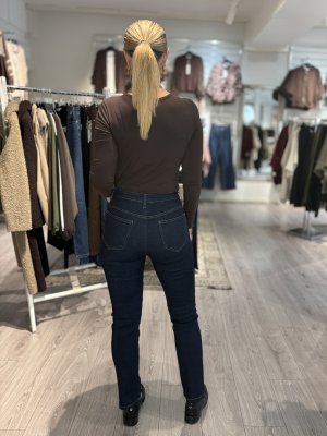 Zoom bild av Pamela - Jeans straight - Dark blue