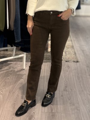 Zoom bild av Pamela - Jeans straight - Brun