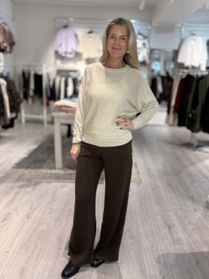 Zoom bild av Betty - Tröja med skimmer - Ljusbeige