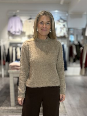 Zoom bild av Cat - Stickad tröja med rund hals 
